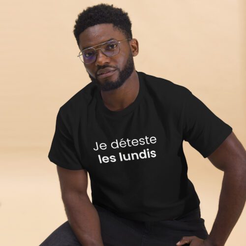 T-Shirt "Je déteste les lundis"
