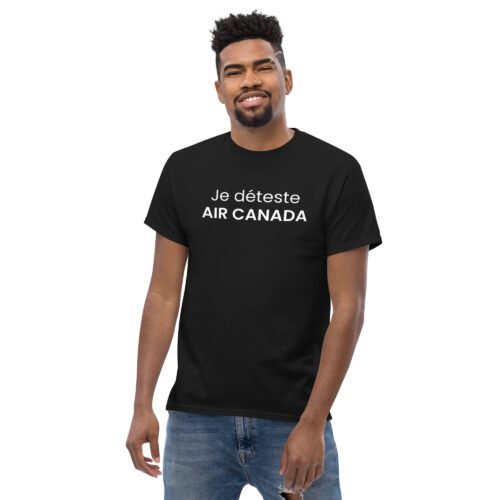 T-Shirt pour prendre l'avion "Je déteste AIR CANADA"